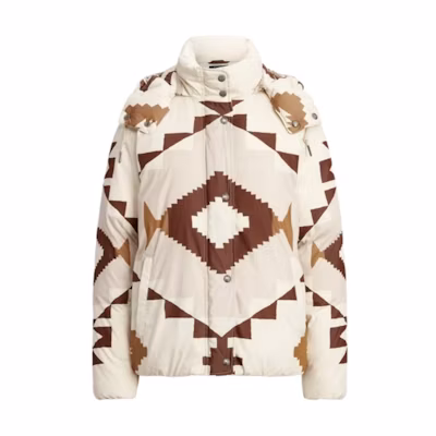 (Women) Polo Ralph Lauren Beige Hooded Zip-Up Long-Sleeve Jacket 211823868-001
