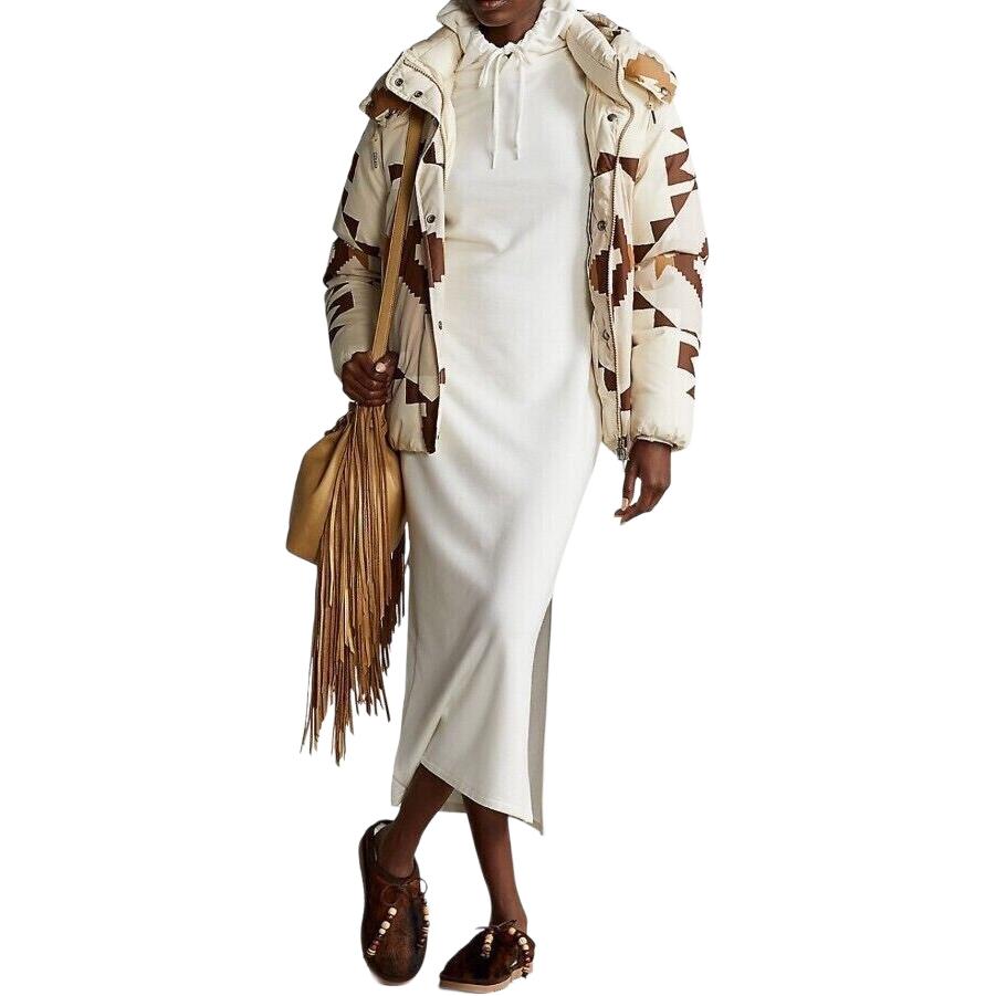 Lookbook (Women) Polo Ralph Lauren  Beige Hooded Zip-Up Long-Sleeve Jacket 211823868-001