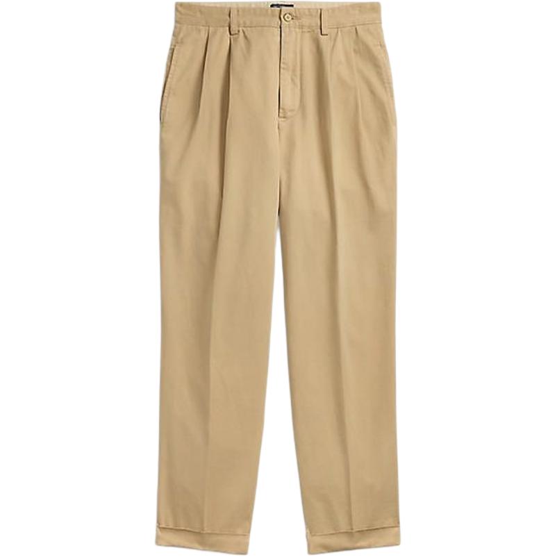 Order (W) Polo Ralph Lauren 米色直筒九分休閒長褲 拉鍊設計 WMPOPNTN4H20029270