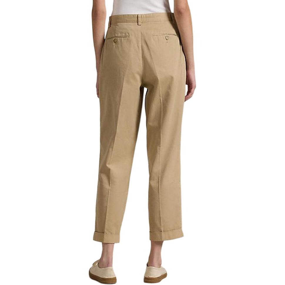 Purchase (W) Polo Ralph Lauren 米色直筒九分休閒長褲 拉鍊設計 WMPOPNTN4H20029270