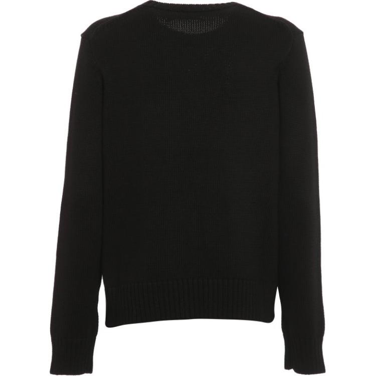 (Women) Polo Ralph Lauren  Black Embroidered Pattern Pullover Crewneck Sweater 211847029-002 圖 3