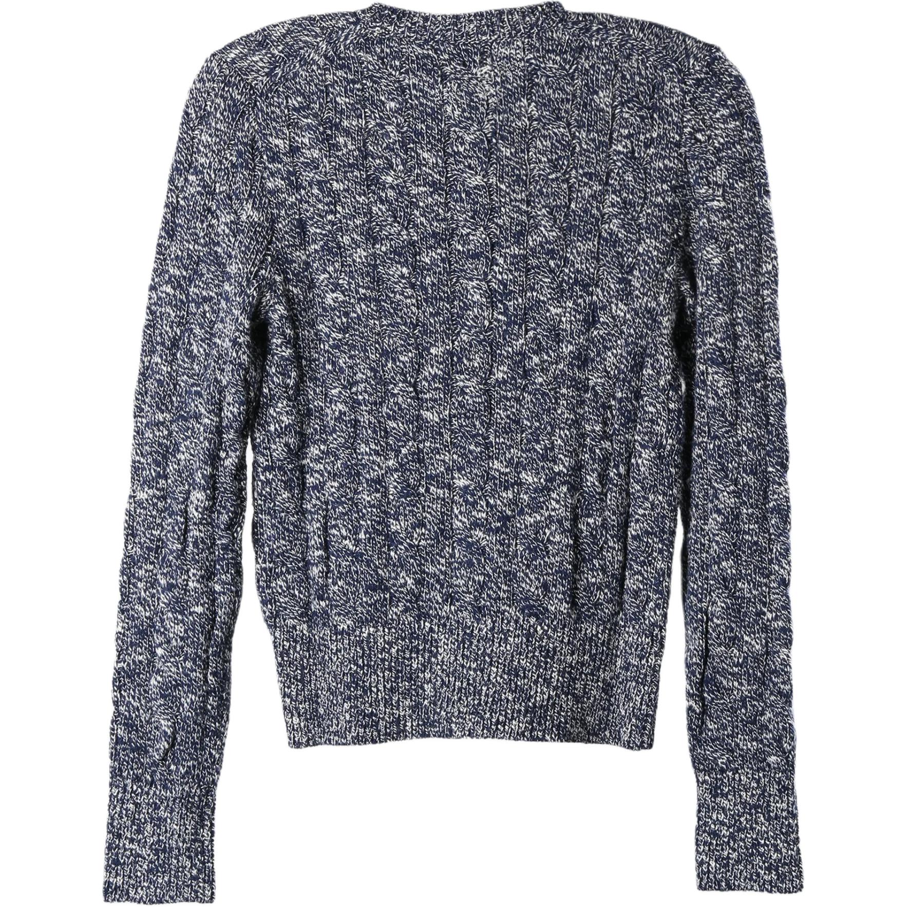 Lookbook (W) Polo Ralph Lauren Kemeja Biru Knit Cardigan Crewneck Lengan Panjang Lelaki. 211947926-002