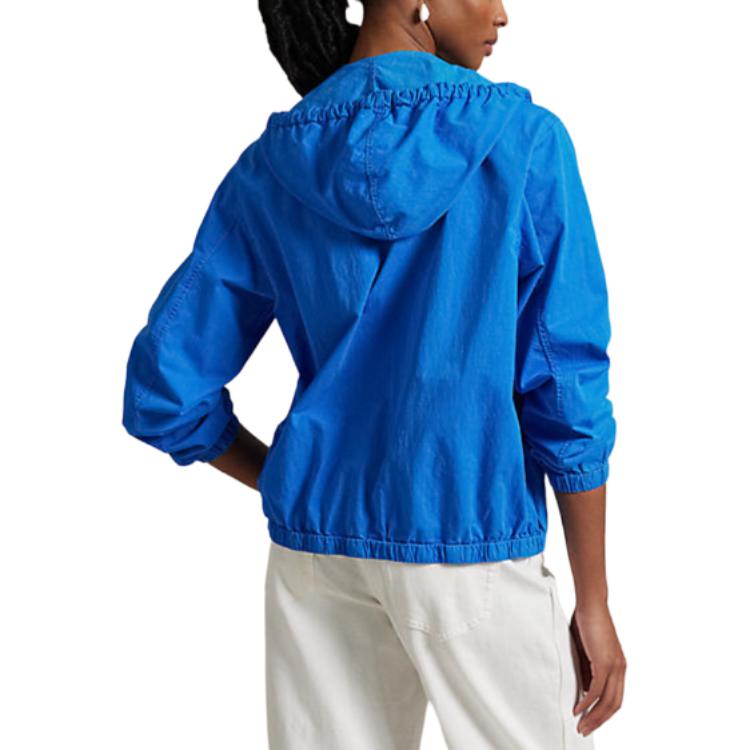 (Women) Polo Ralph Lauren  Blue Loose Fit Zip-Up Hooded Jacket. WMPOOTWN5A20093400 圖 4