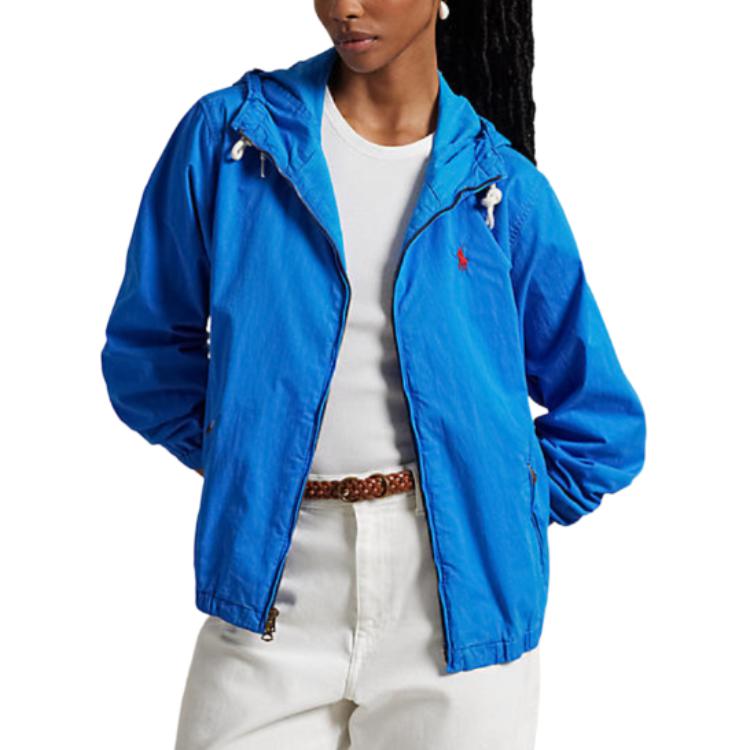 (Women) Polo Ralph Lauren  Blue Loose Fit Zip-Up Hooded Jacket. WMPOOTWN5A20093400 圖 5