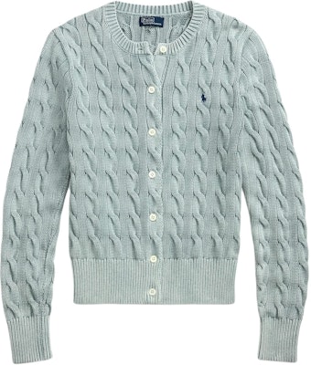 (W) Polo Ralph Lauren 藍色修身針織圓領開襟毛衣。 211955325-008 Buy (W) Polo Ralph Lauren 藍色修身針織圓領開襟毛衣。 211955325-008