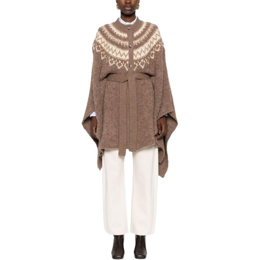 (Women) Polo Ralph Lauren  Brown Colorblock Knit Long Sleeve Cardigan 211916186-001 圖 3