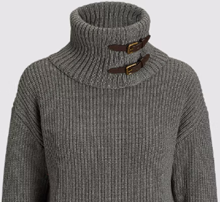 (Women) Polo Ralph Lauren Brown Ribbed Turtleneck Knit Sweater Long Sleeve. WMLRSWES6820539-020 Sizing (Women) Polo Ralph Lauren Brown Ribbed Turtleneck Knit Sweater Long Sleeve. WMLRSWES6820539-020