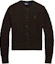 Order (W) Polo Ralph Lauren Cardigan Rajut Slim Fit Coklat dengan Bordir Logo. 211910443-019