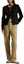 Lookbook (W) Polo Ralph Lauren Cardigan Rajut Slim Fit Coklat dengan Bordir Logo. 211910443-019