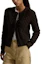 Details for (W) Polo Ralph Lauren Cardigan Rajut Slim Fit Coklat dengan Bordir Logo. 211910443-019