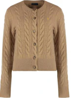 (Women) Polo Ralph Lauren Brown Solid Button-Front Knit Cardigan Long Sleeve. 211910443-021 (Women) Polo Ralph Lauren Brown Solid Button-Front Knit Cardigan Long Sleeve. 211910443-021