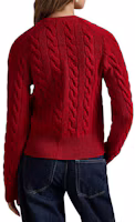 Shop (W) Polo Ralph Lauren 羅紋鈕扣開襟針織衫長袖毛衣。 211972104-013