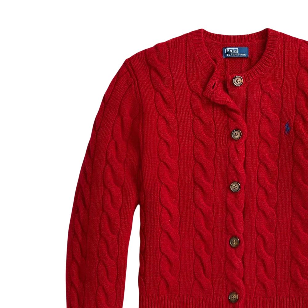 Details for (W) Cárdigan Polo Ralph Lauren de Punto Cable con Botones y Manga Larga. 211972104-013