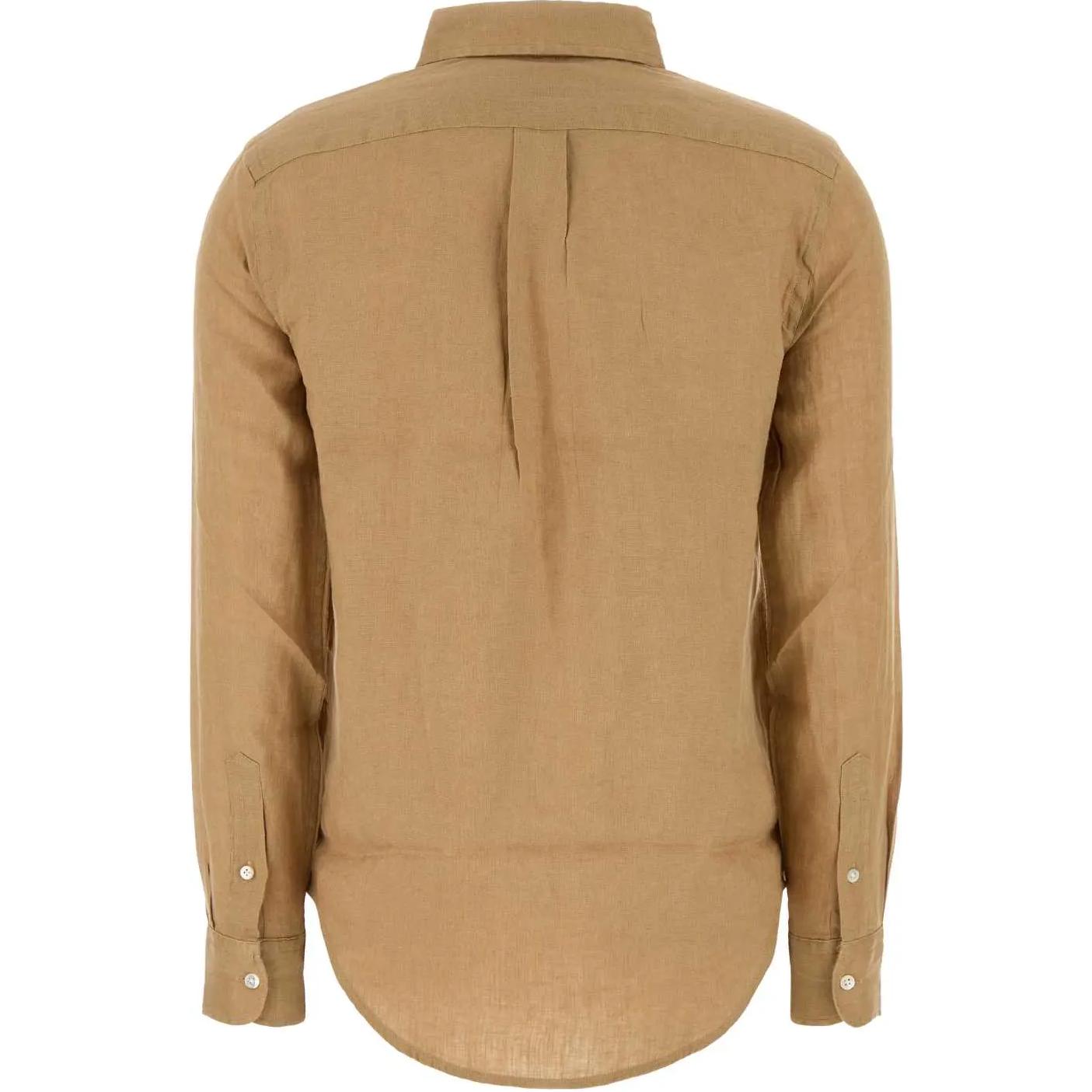 (Women) Polo Ralph Lauren  Camel Button-Up Long Sleeve Solid Shirt 211970730-005 圖 3