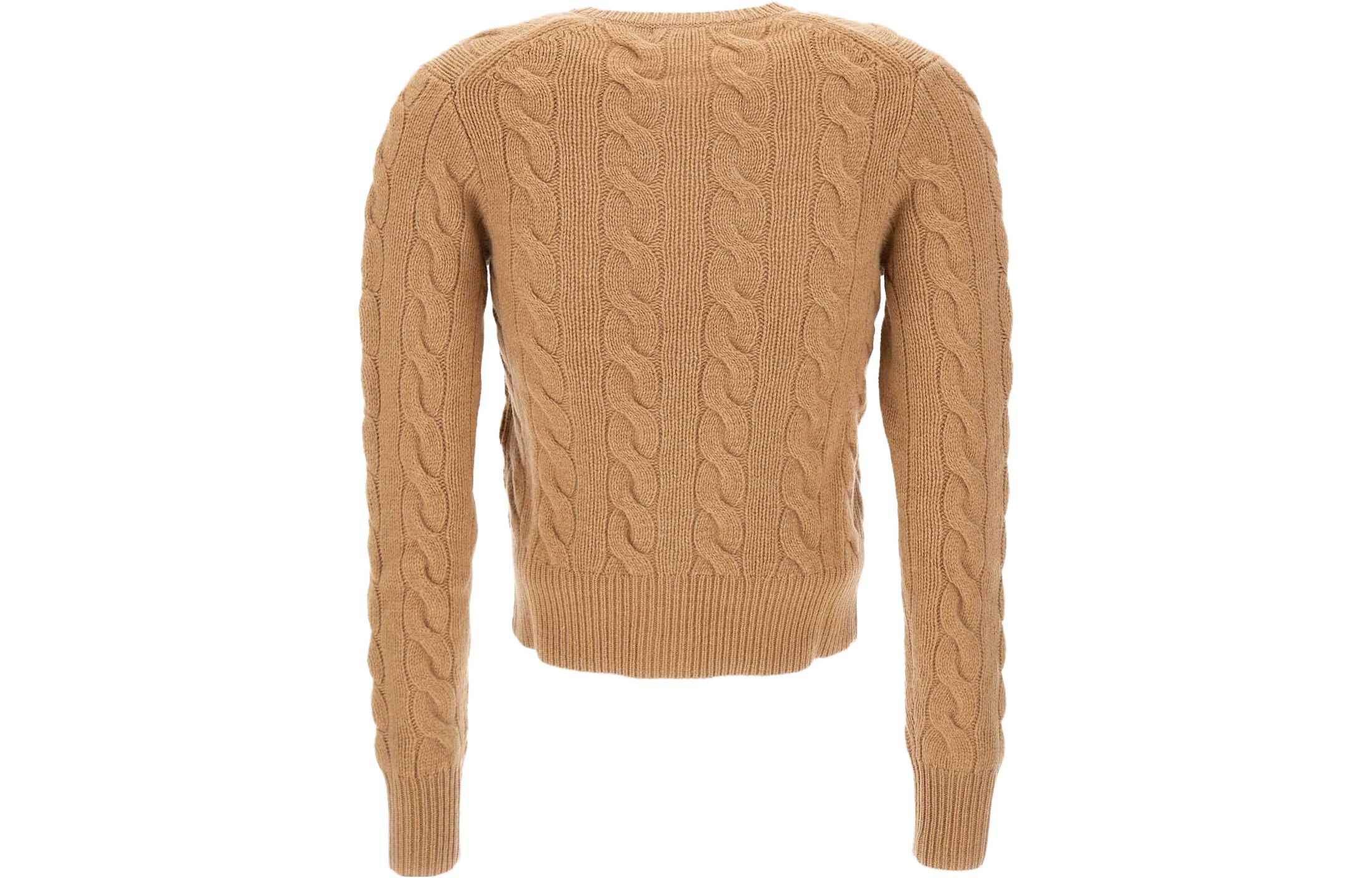 (Women) Polo Ralph Lauren  Casual Solid Color Crewneck Long-Sleeve Sweater. 211910443-007 圖 3