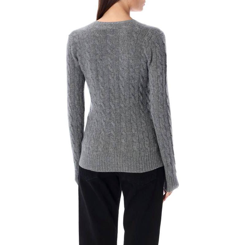 (Women) Polo Ralph Lauren  Casual Solid V-Neck Pullover Sweater Grey. 211910422-013 圖 4
