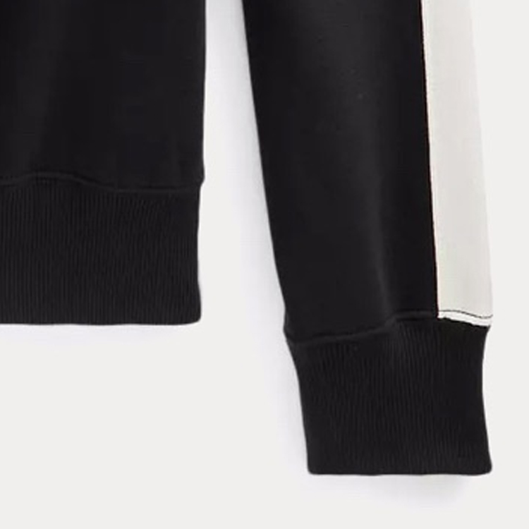 (Women) Polo Ralph Lauren  Color-Block Crewneck Pullover Sweatshirt Black. 211886886-001 圖 4