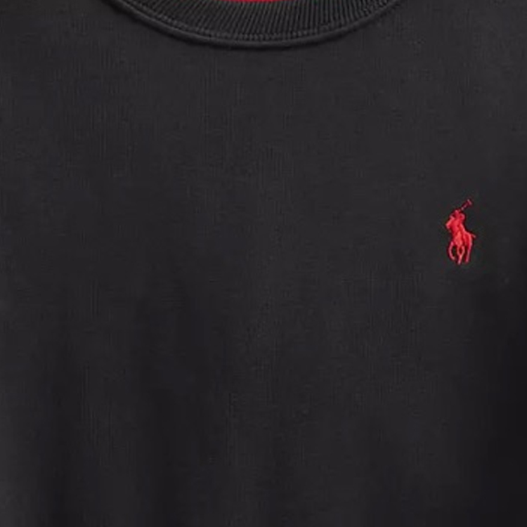 (Women) Polo Ralph Lauren  Color-Block Crewneck Pullover Sweatshirt Black. 211886886-001 圖 6