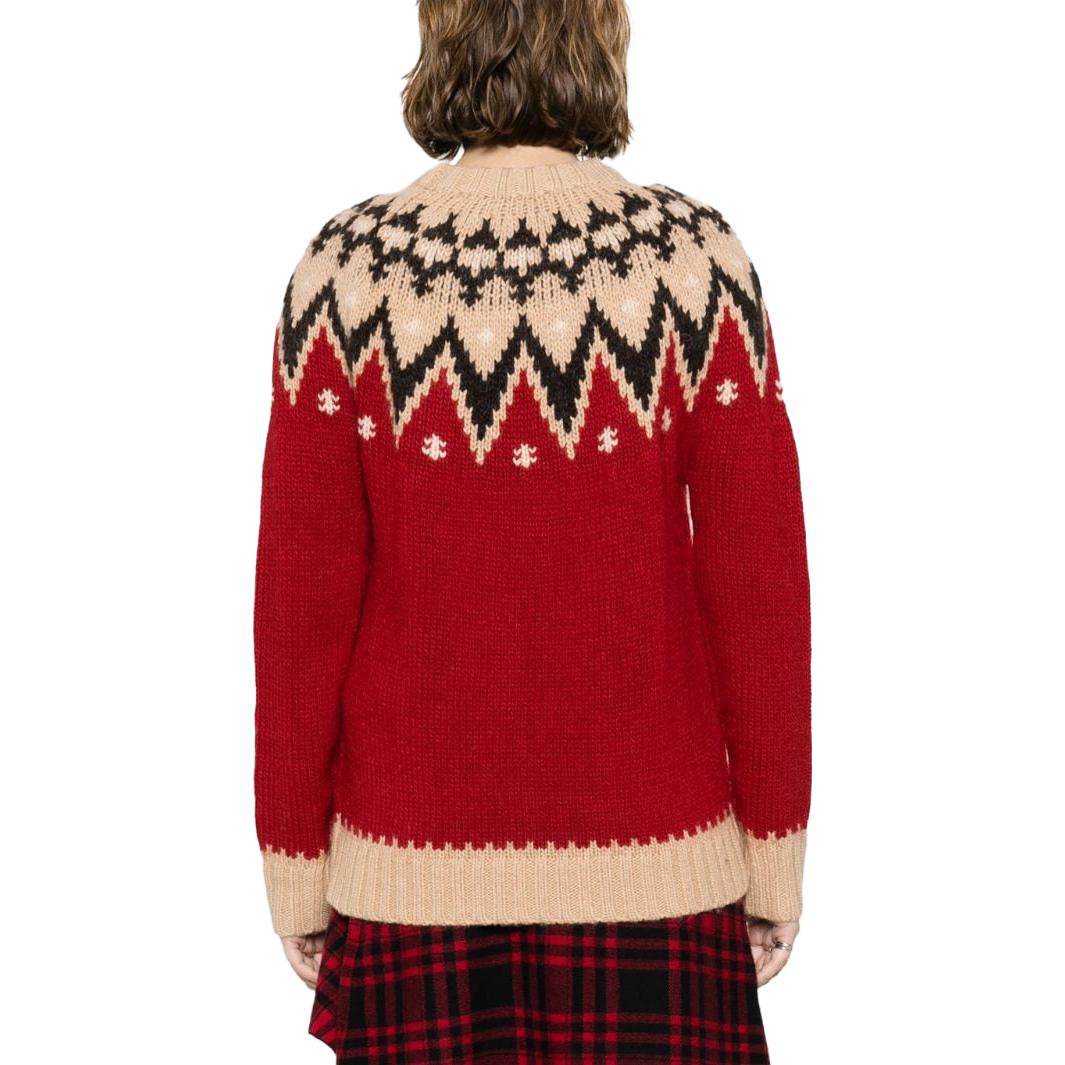 Shop (Women) Polo Ralph Lauren  Colorblock Graphic Crewneck Knit Sweater Multicolor. 211916170-001