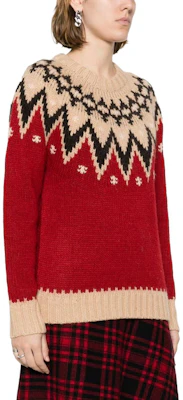 (Women) Polo Ralph Lauren Colorblock Graphic Crewneck Knit Sweater Multicolor. 211916170-001 Purchase (Women) Polo Ralph Lauren Colorblock Graphic Crewneck Knit Sweater Multicolor. 211916170-001