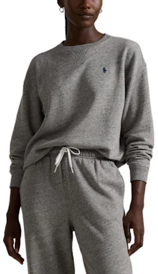 (W) Polo Ralph Lauren Crewneck Sweatshirt Kelabu dengan Sulaman Ikonik. WMPOKNINFB20701-020 Lookbook (W) Polo Ralph Lauren Crewneck Sweatshirt Kelabu dengan Sulaman Ikonik. WMPOKNINFB20701-020