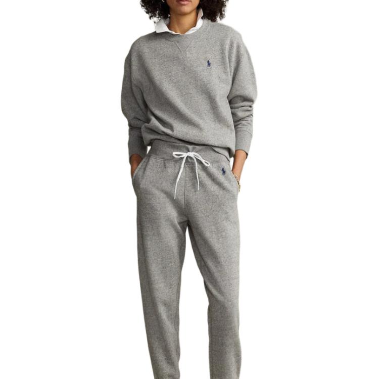 Details for (W) Polo Ralph Lauren Crewneck Sweatshirt Kelabu dengan Sulaman Ikonik. WMPOKNINFB20701-020