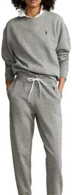 (W) Polo Ralph Lauren Crewneck Sweatshirt Kelabu dengan Sulaman Ikonik. WMPOKNINFB20701-020 Details for (W) Polo Ralph Lauren Crewneck Sweatshirt Kelabu dengan Sulaman Ikonik. WMPOKNINFB20701-020