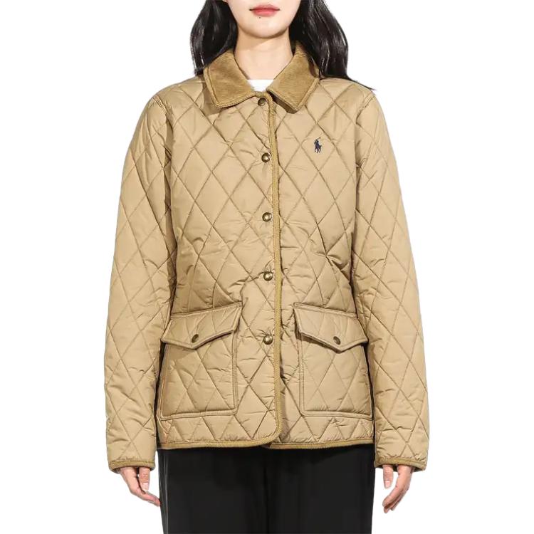 (Women) Polo Ralph Lauren  Desert Khaki Single-Breasted Long-Sleeve Jacket 211965336-004 圖 4