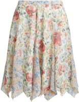 (Women) Polo Ralph Lauren Floral Asymmetric Casual Mini Skirt - White. 211872743-001 (Women) Polo Ralph Lauren Floral Asymmetric Casual Mini Skirt - White. 211872743-001