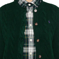 Sizing (W) Polo Ralph Lauren 綠色羅紋針織開襟衫 附標誌 211910443-015