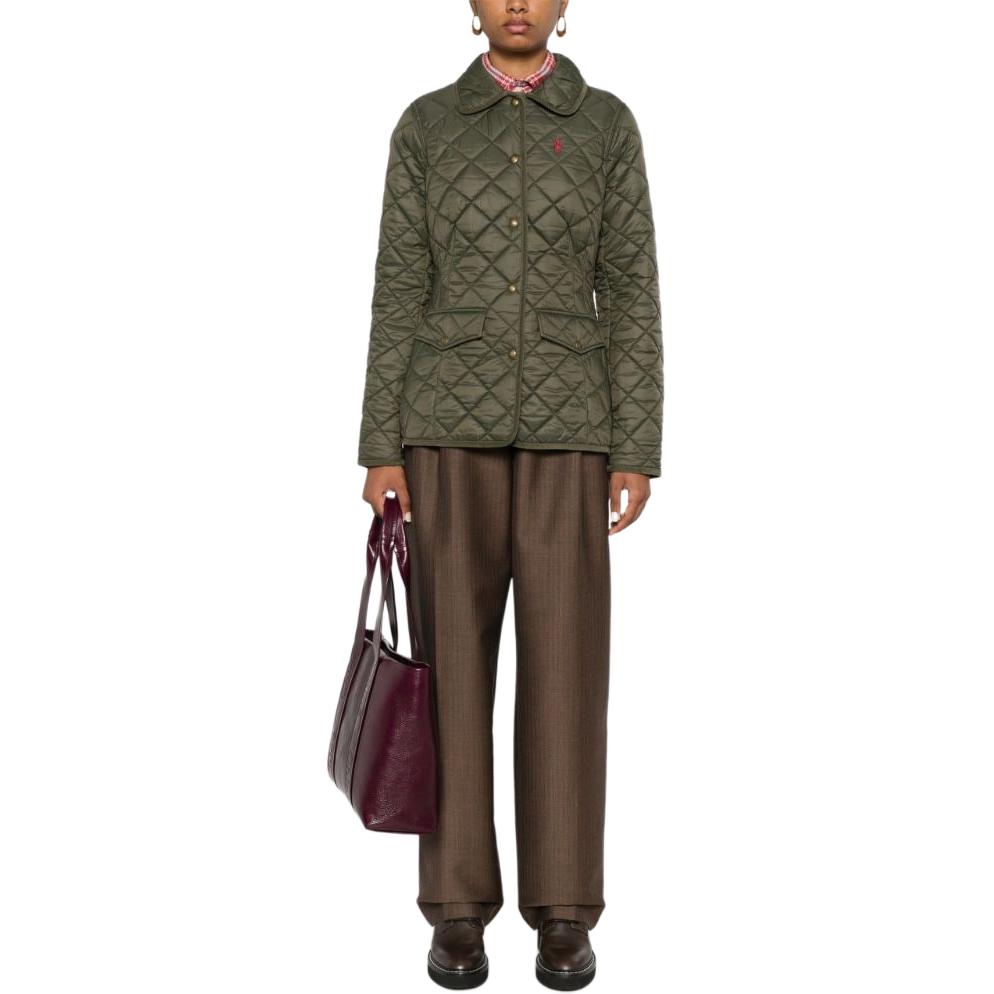 (Women) Polo Ralph Lauren  Green Embroidered Logo Long Sleeve Jacket. 211940996-003 圖 4