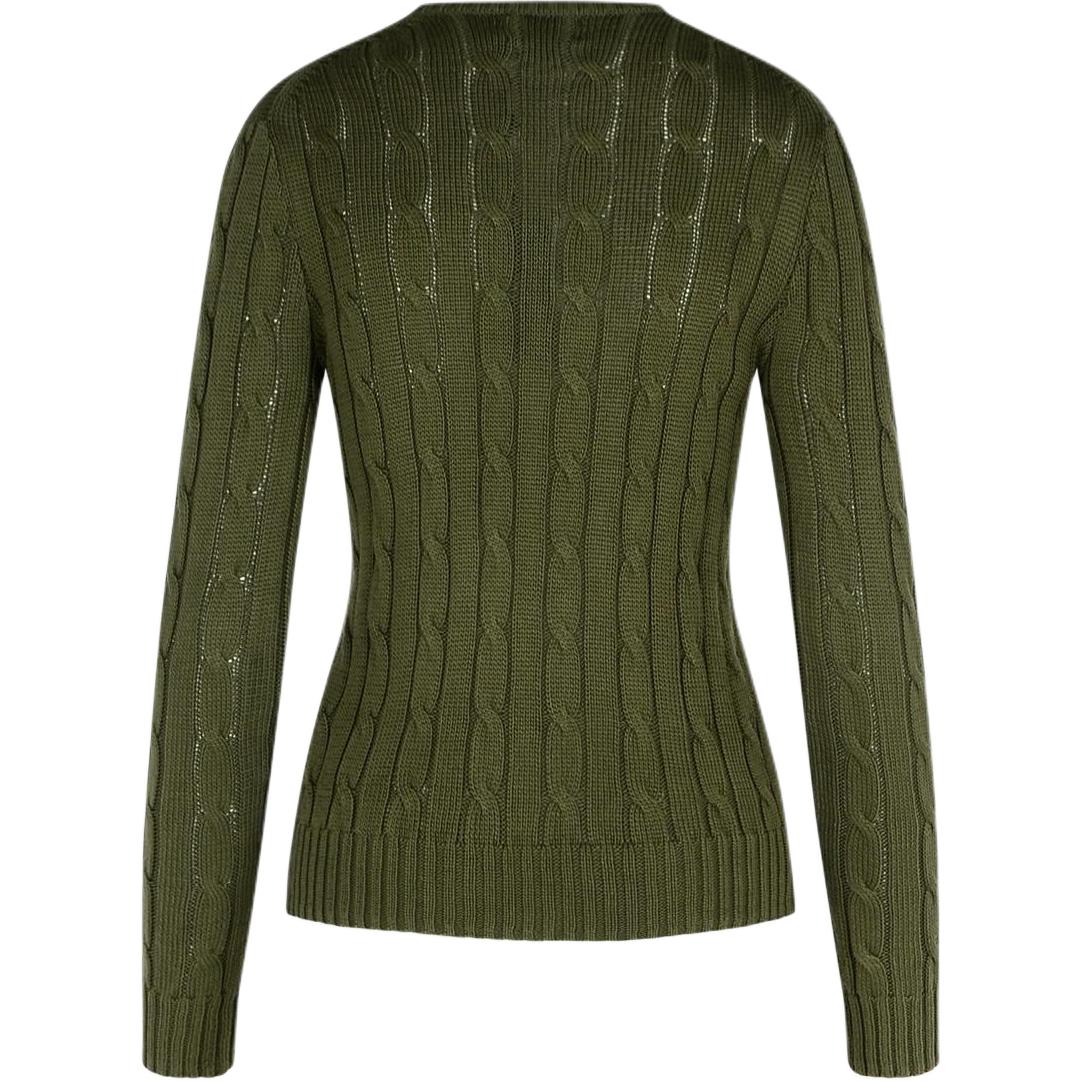 (Women) Polo Ralph Lauren  Green Logo Embroidered Pullover Knit Sweater. 211891640-030 圖 3