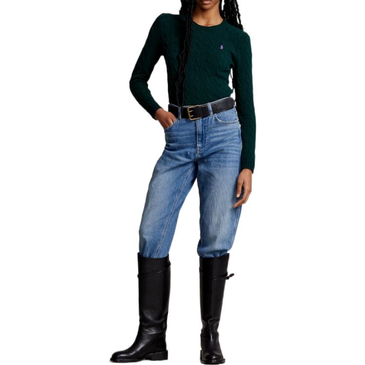 (Women) Polo Ralph Lauren  Green Wool Sweater with Logo Print. WMPOSWENC020452 圖 3