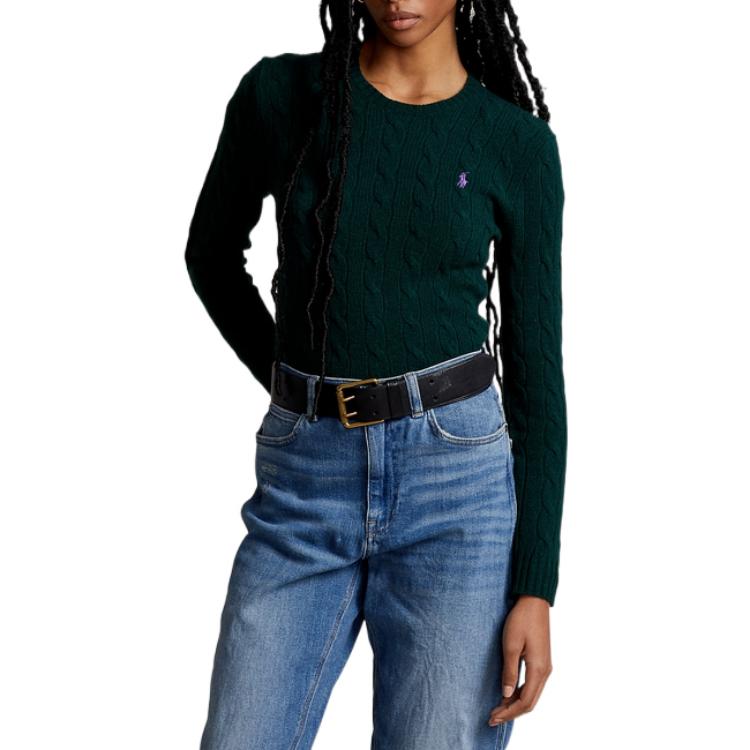 (Women) Polo Ralph Lauren  Green Wool Sweater with Logo Print. WMPOSWENC020452 圖 4