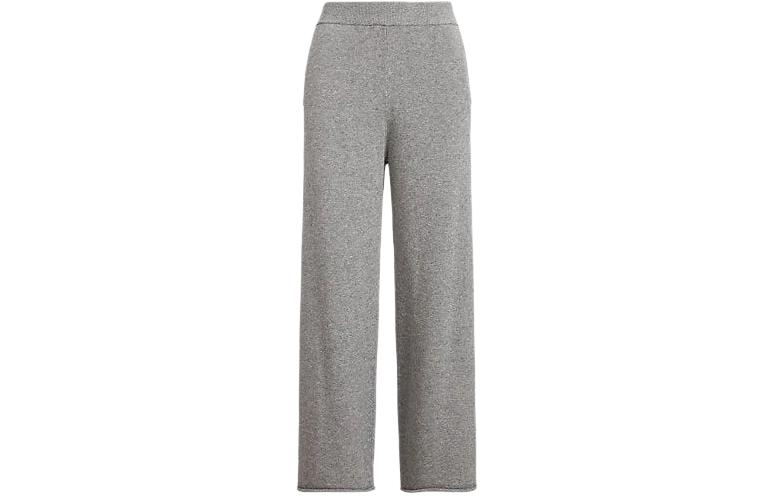 (Women) Polo Ralph Lauren  Grey Straight-Leg Casual Pants Mid-Rise. 211876764-001