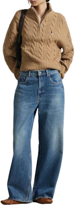 (W) Polo Ralph Lauren 半拉鍊羊毛針織毛衣。 211972130-002 Lookbook (W) Polo Ralph Lauren 半拉鍊羊毛針織毛衣。 211972130-002