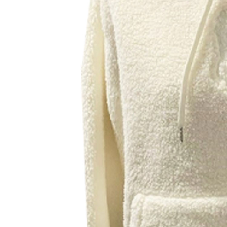 (Women) Polo Ralph Lauren  Ivory Fleece Hoodie Plain Long Sleeve Jacket. 211866343-002 圖 4