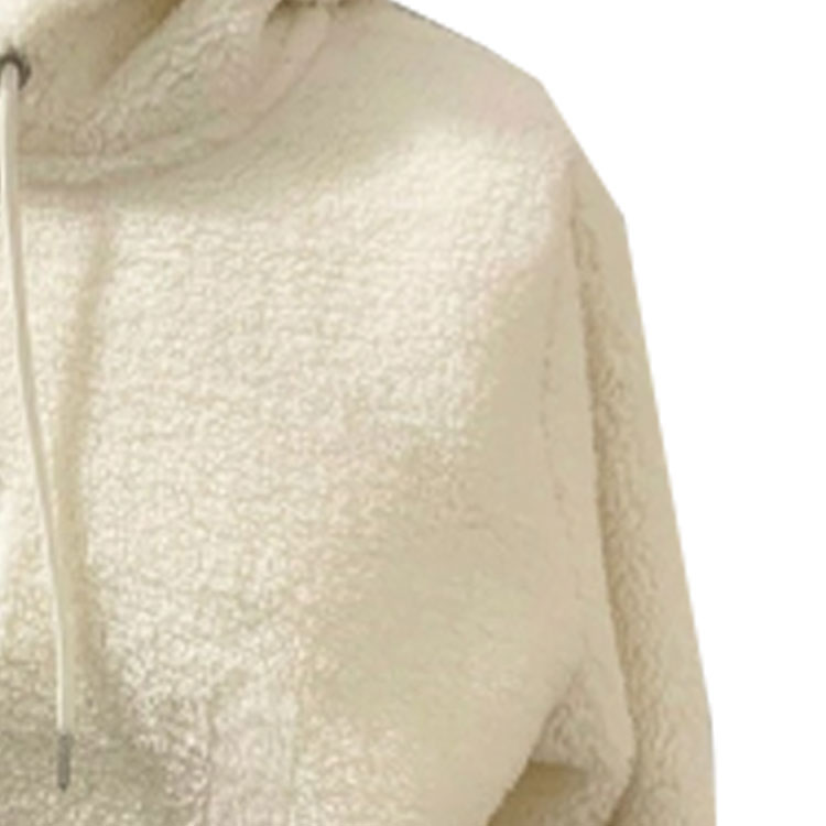 (Women) Polo Ralph Lauren  Ivory Fleece Hoodie Plain Long Sleeve Jacket. 211866343-002 圖 6