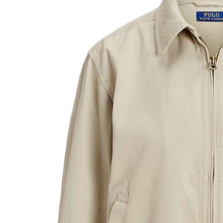 Sizing (Women) Polo Ralph Lauren  Khaki Embroidered Pony Stand Collar Jacket. 211934952-001