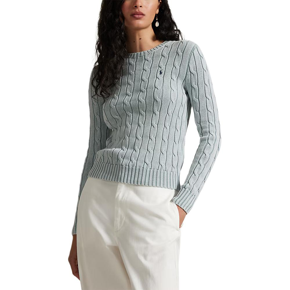 (Women) Polo Ralph Lauren  Light Blue Logo Embroidered Knit Sweater. 211935303-009 圖 3