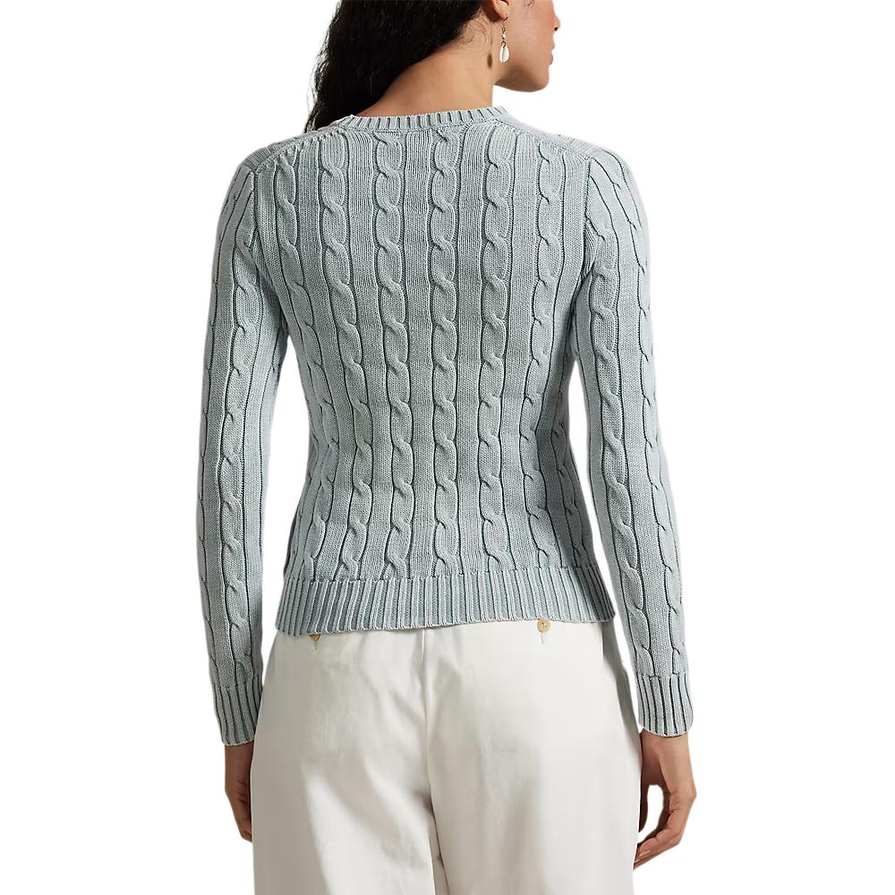 (Women) Polo Ralph Lauren  Light Blue Logo Embroidered Knit Sweater. 211935303-009 圖 5