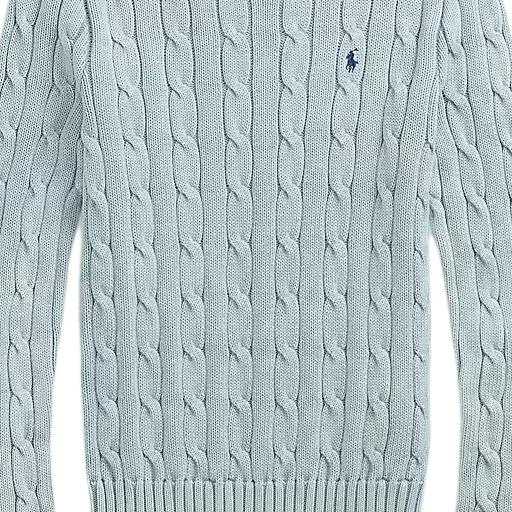 (Women) Polo Ralph Lauren  Light Blue Logo Embroidered Knit Sweater. 211935303-009 圖 6