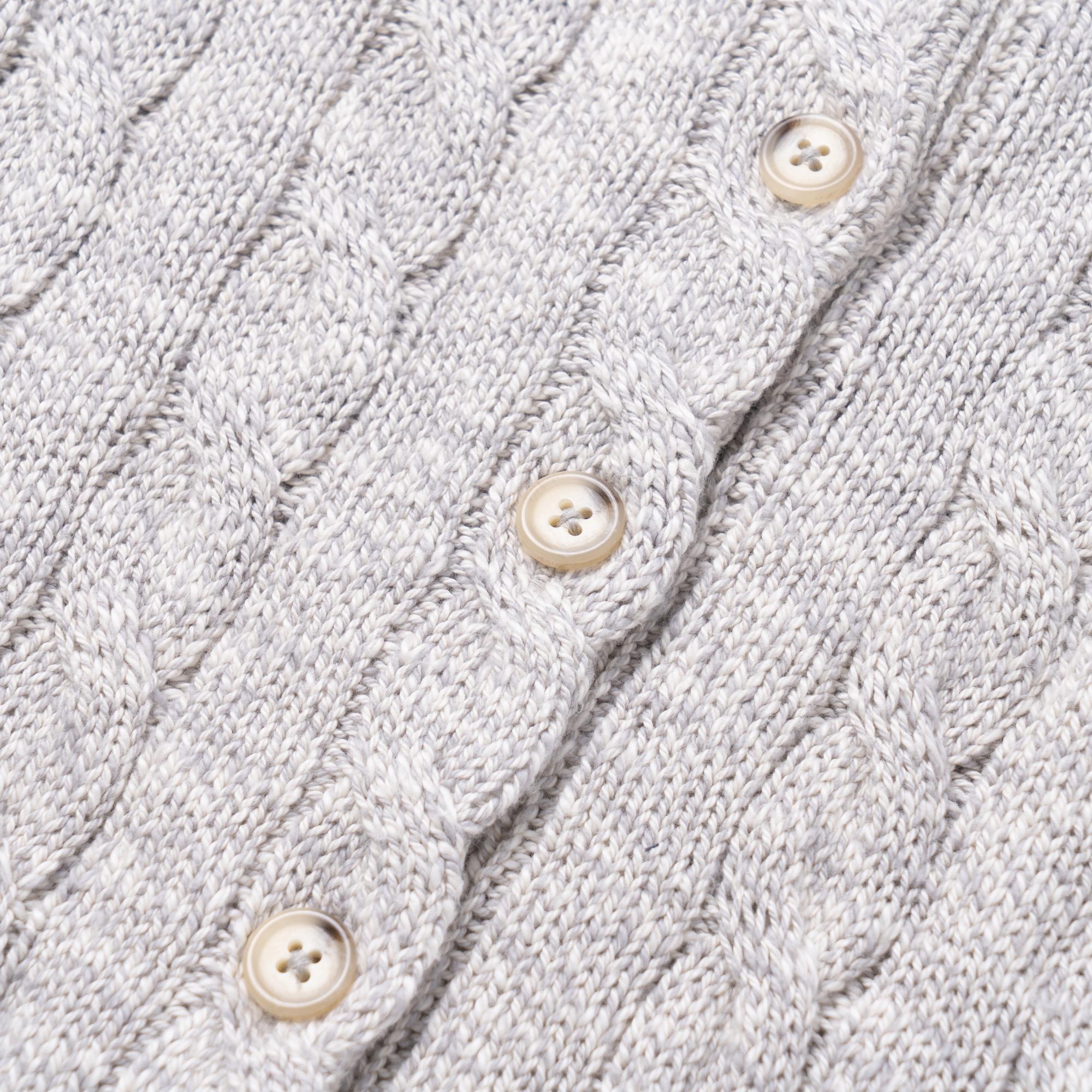 (Women) Polo Ralph Lauren  Light Grey Cable Knit Button-Up Sweater. 0400022029-112 圖 9