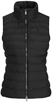 (Women) Polo Ralph Lauren Lightweight Down Vest Black Sleeveless Solid Color. 211854268-002 (Women) Polo Ralph Lauren Lightweight Down Vest Black Sleeveless Solid Color. 211854268-002
