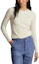 Shop (Women) Polo Ralph Lauren Logo Embroidered Crewneck Sweater Off-White. 211910421-001