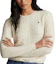 Details for (Women) Polo Ralph Lauren Logo Embroidered Crewneck Sweater Off-White. 211910421-001
