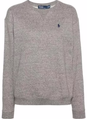 (Women) Polo Ralph Lauren Logo Print Crewneck Pullover Sweatshirt - Grey. 211943006-004 Buy (Women) Polo Ralph Lauren Logo Print Crewneck Pullover Sweatshirt - Grey. 211943006-004