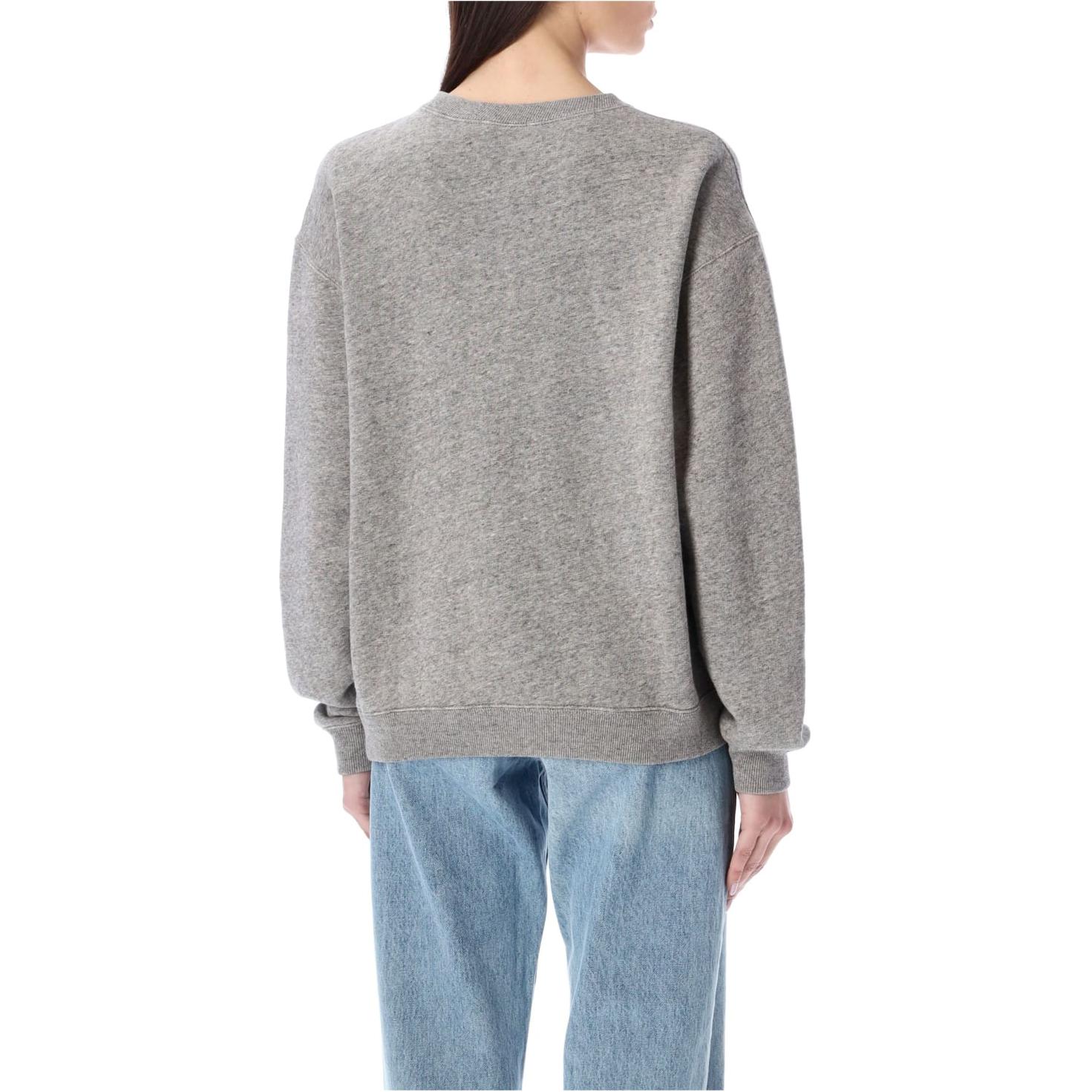 (Women) Polo Ralph Lauren  Logo Print Crewneck Pullover Sweatshirt - Grey. 211943006-004 圖 4