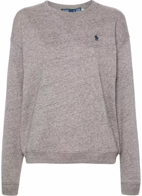(Women) Polo Ralph Lauren Logo Print Crewneck Pullover Sweatshirt - Grey. 211943006-004 Purchase (Women) Polo Ralph Lauren Logo Print Crewneck Pullover Sweatshirt - Grey. 211943006-004