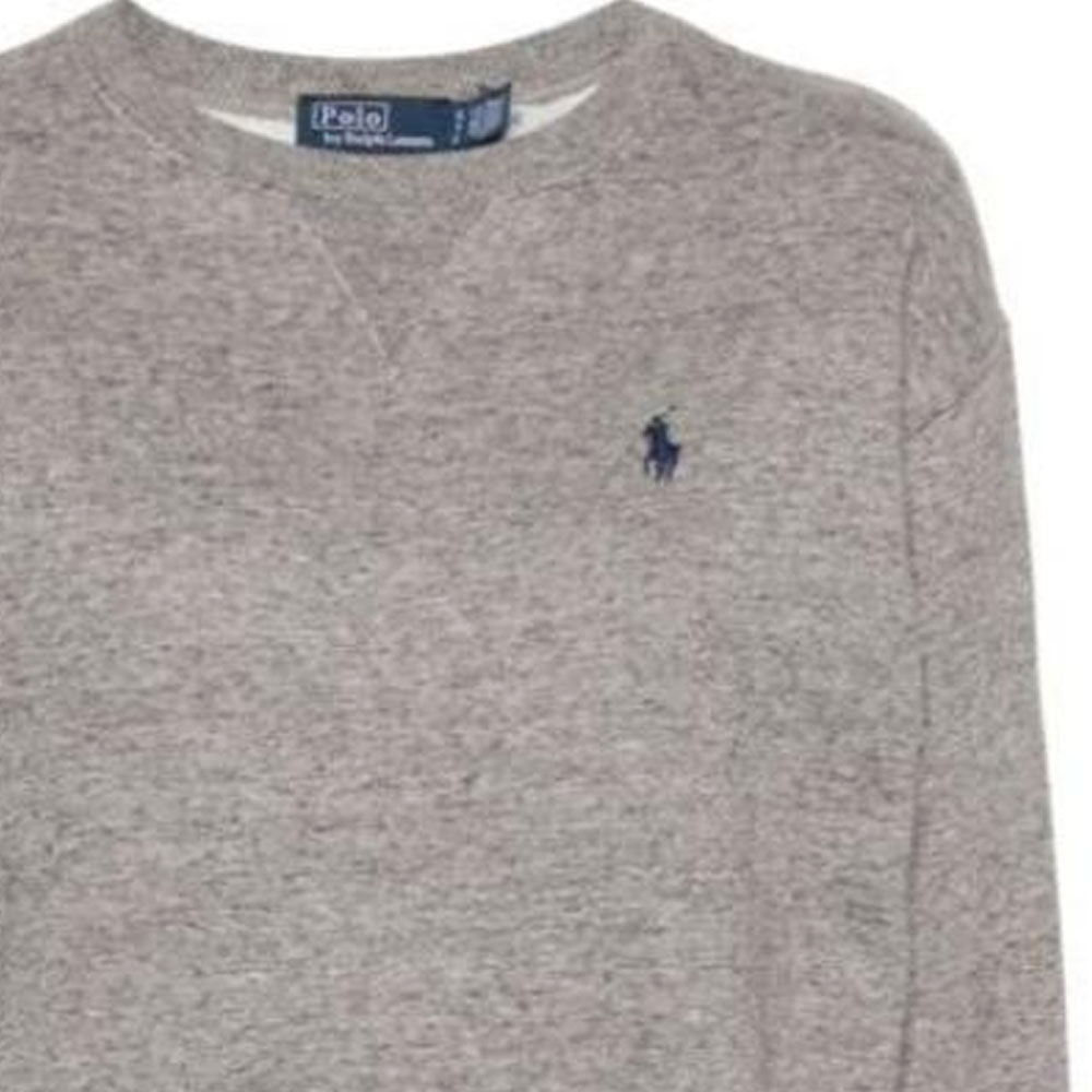 (Women) Polo Ralph Lauren  Logo Print Crewneck Pullover Sweatshirt - Grey. 211943006-004 圖 6